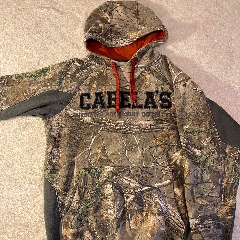 Cabela’s real tree camo hoodie